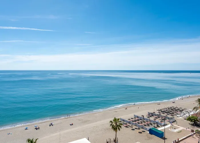 شقة Beachfront -- New Luxury -- 1ª Linea Playa -- Center -- Private Parking -- Panoramic Sea Views --